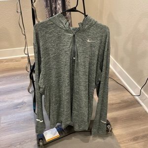 XXL Green Nike Running DRI-FIT Quarter Zip